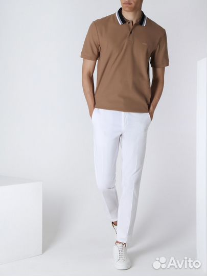 Поло хлопковое boss