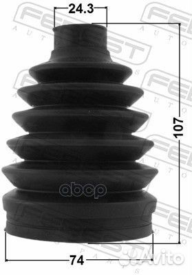 Пыльник шруса внешнего (комплект) pvc Febest