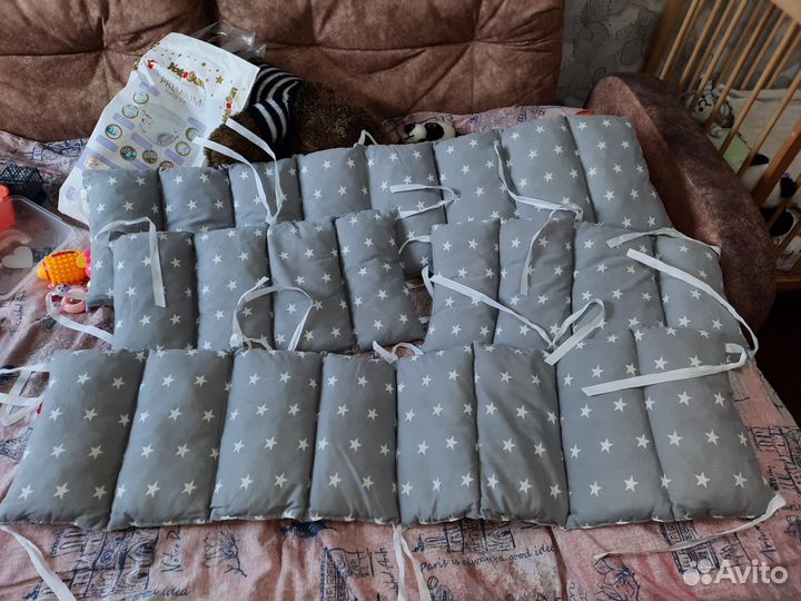 Бортики в детскую кроватку