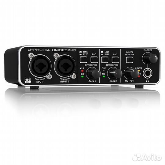 Behringer U-Phoria UMC202HD зв карта новая