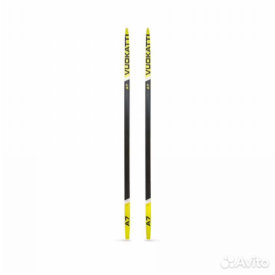 Лыжи vuokatti Step черно/желтые (р. 185)