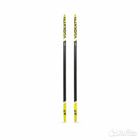 Лыжи vuokatti Step черно/желтые (р. 185)