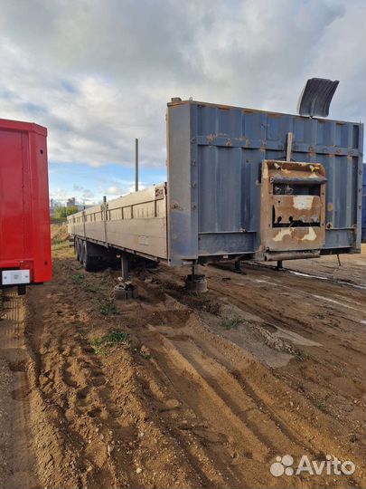 Полуприцеп бортовой Krone SDP27, 2002