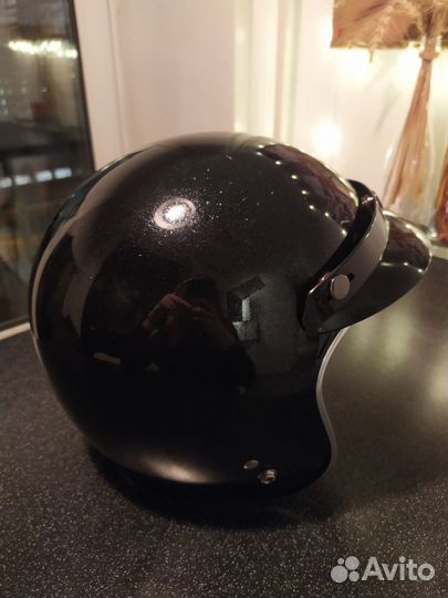 Мотошлем открытый ретро