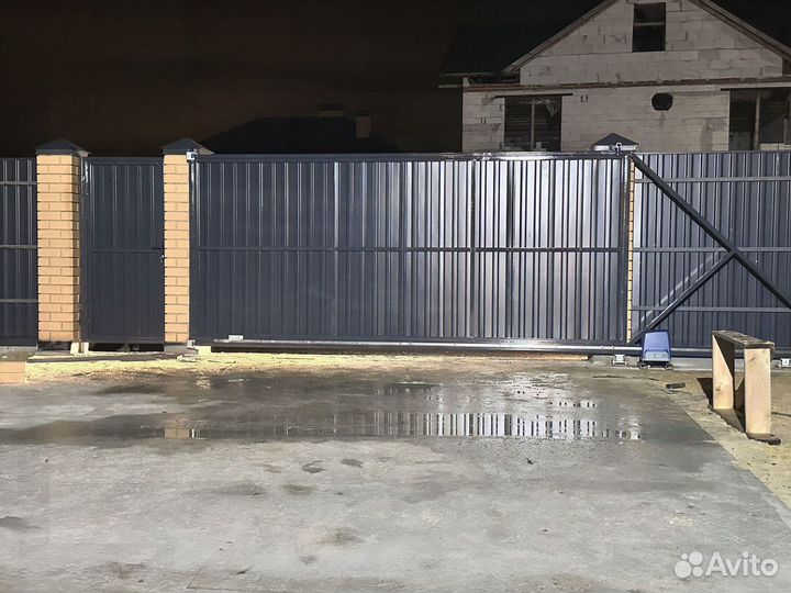 Ворота откатные с установкой