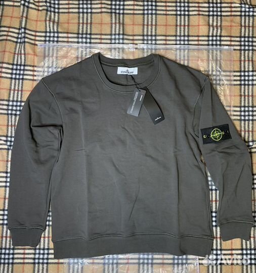 Свитшот stone island хаки