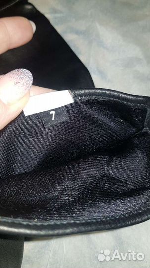 Перчатки женские кожаные новые