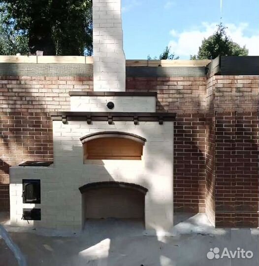 Мангал из кирпича