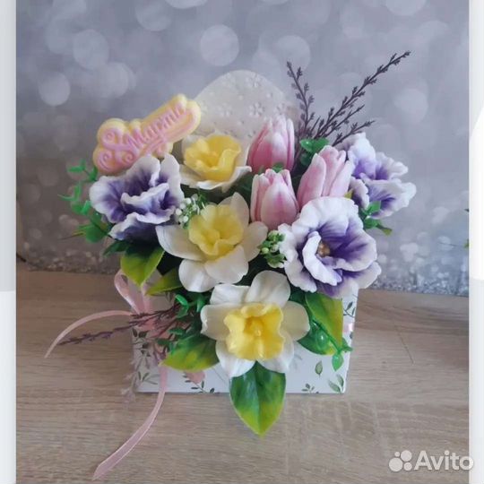 Букет из мыла