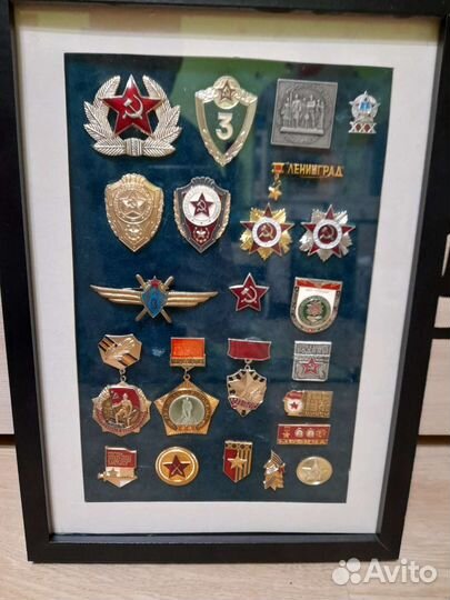 Значки в рамке