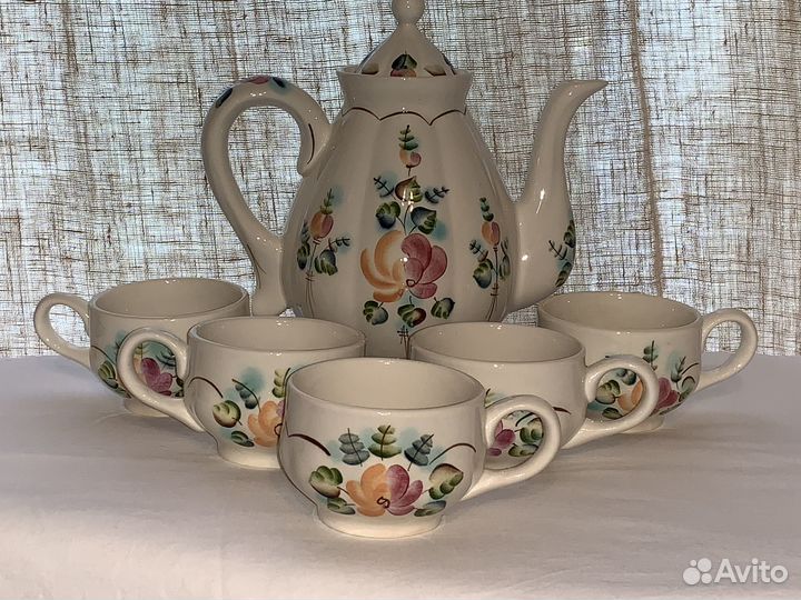 Чайный сервиз Семикаракорская керамика СССР