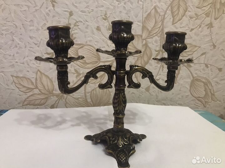 Подсвечник бронза
