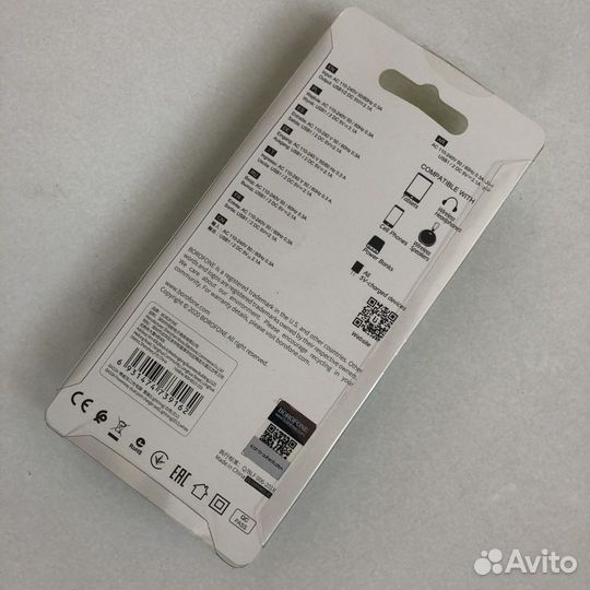 Сетевое зарядное устройство с кабелем Lightning