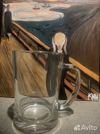 Пивная кружка IKEA mjod, 600 мл, оригинал