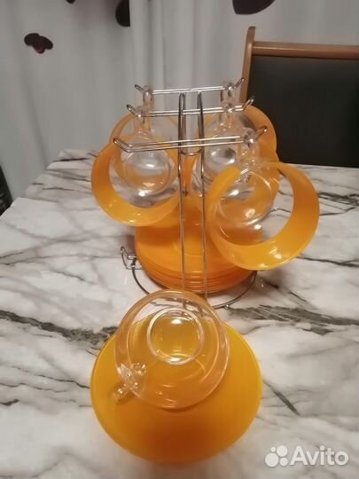 Набор кружек на подставке