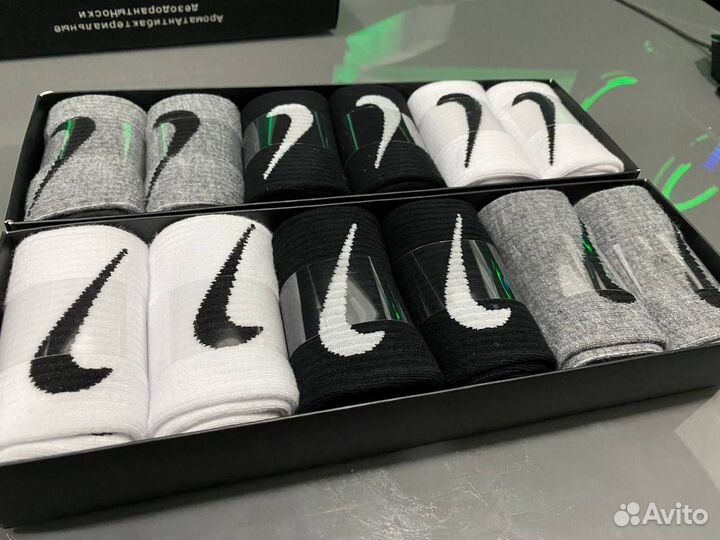 Носки подарочные в коробке nike Lux качество