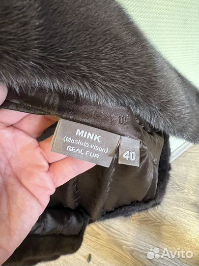 Шуба норковая жилетка