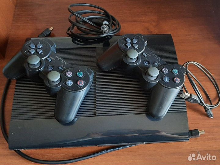 Sony PS3 slim 31игра + Руль Sven GC-w900