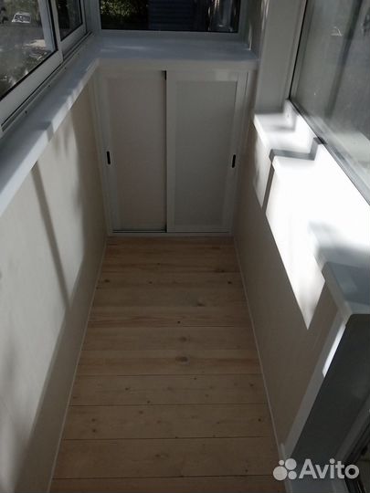 Отделка и остекление балконов под ключ