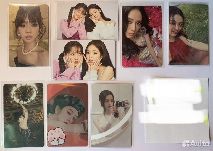 Оффициальные карты blackpink, newjeans