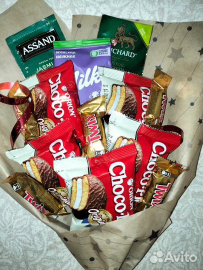 Сладкий букет (съедобный букет)