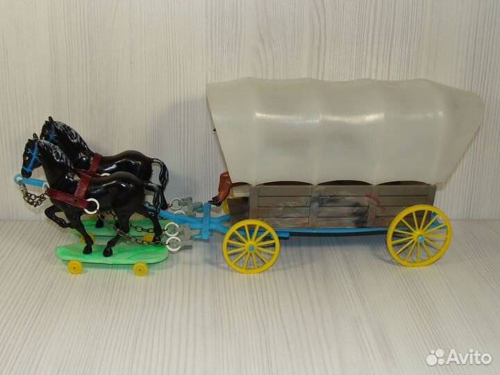 Индейцы и ковбои гдр. N 403D Фургон с возницей 5