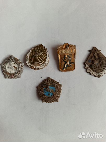 Значки СССР, ордена, медали