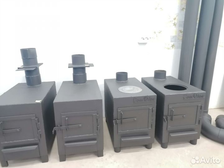 Печь буржуйка с конфоркой