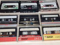 Аудиокассеты 80х Basf Denon National Sony