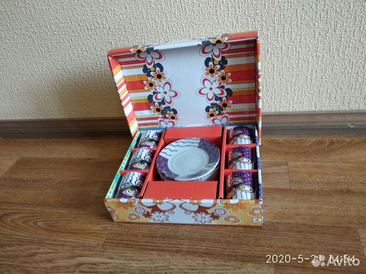 Кофейный сервиз на 6 персон