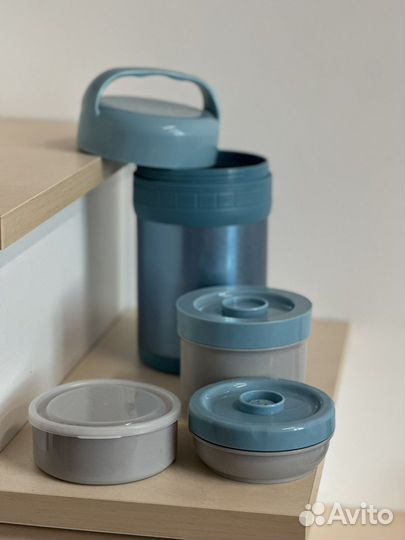 Термос ланч бокс Regent 1,5 литра из 3 секций