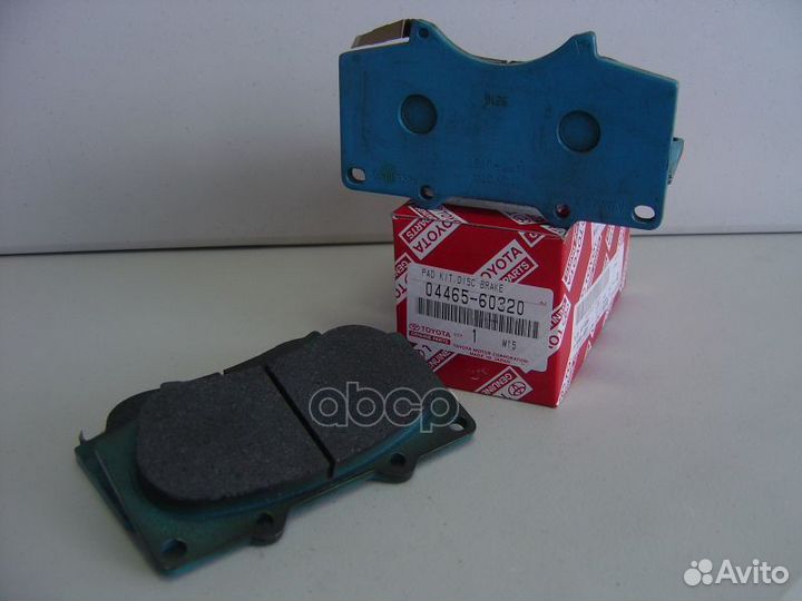 Колодки тормозные дисковые 0446560320 toyota