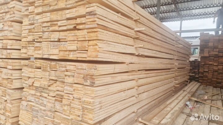 Доска обрезная 50х200х6000мм от производителя