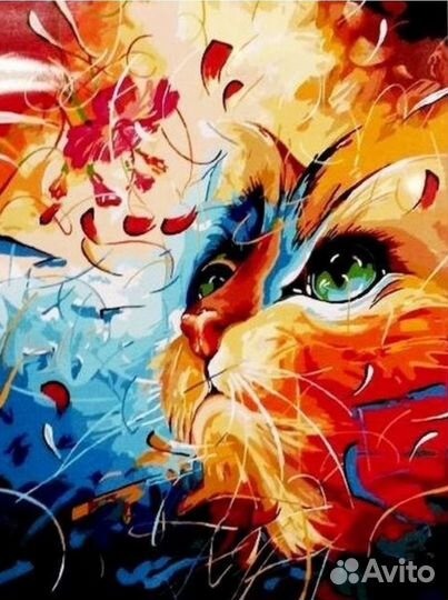 Картины по номерам (раскрашены)