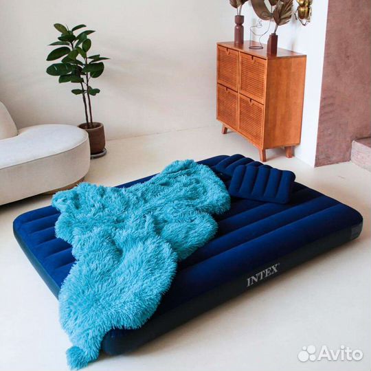 Матрас надувной 152х203х25 кровать /Новый