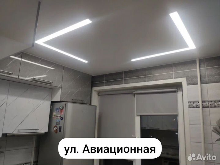 Натяжные потолки под ключ