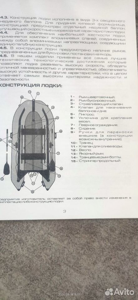 Продам лодку