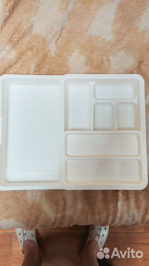 Лоток для столовых приборов, терка