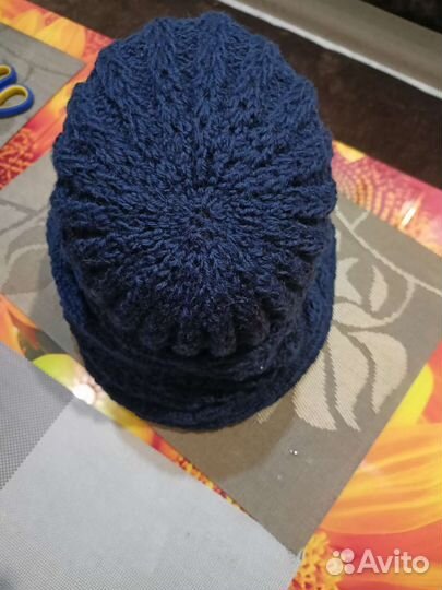 Комплект шапка и снуд женский