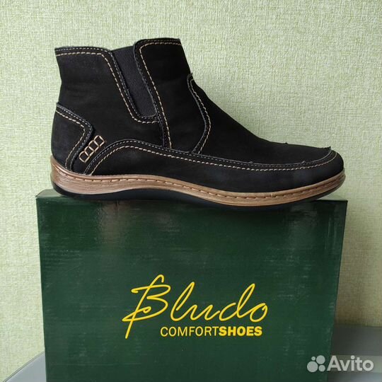 Полусапожки нубук демисезонные женские 40 б/у