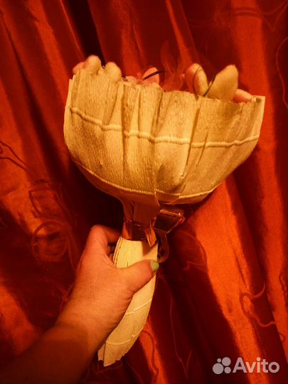 Букет из мягких игрушек,зайчики