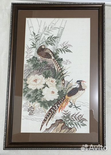 Картина вышитая крестом. ручная работа