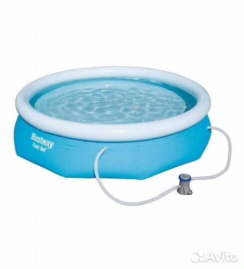 Бассейн Bestway с фильтр насосом, 305х76 см(Новый)