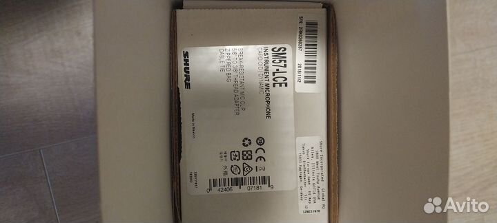 Shure sm57 LCE Мексика