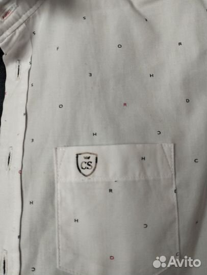 Рубашка белая для мальчика