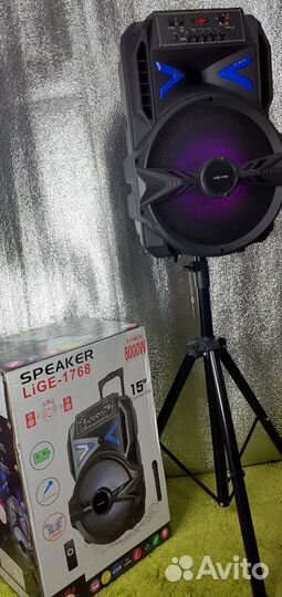 Большая Портативная акустика для кафе Speaker 200w