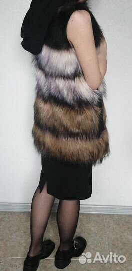 Жилет эко мех итальянской марки Dixie