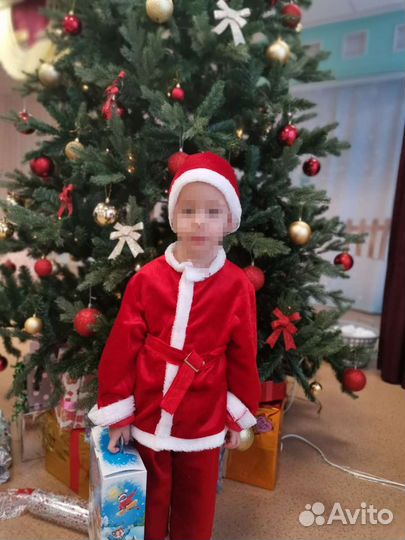 Новогодний костюм мороза санты