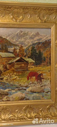 Картина 1984г с инициалами В.Ж