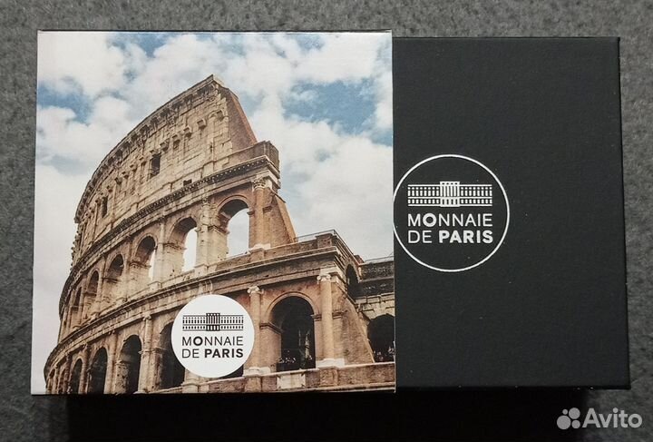 Монета Франция 2025 Колизей Серебро